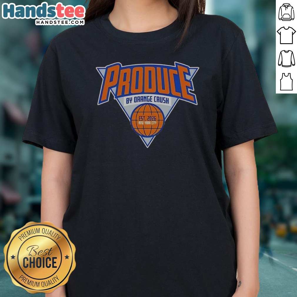Pretty Produce By Orange Crush New York Knicks Shirt on Ladies Shirt Pretty Produce By Orange Crush New York Knicks Shirt shown as a ladies shirt preview