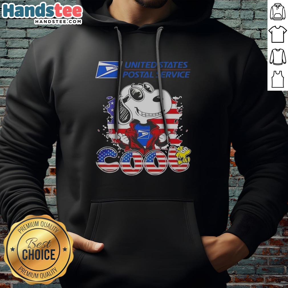 Pretty Snoopy Woodstock United States Postal Service Peanuts Cool Shirt on Hoodie Pretty Snoopy Woodstock United States Postal Service Peanuts Cool Shirt shown as a hoodie preview