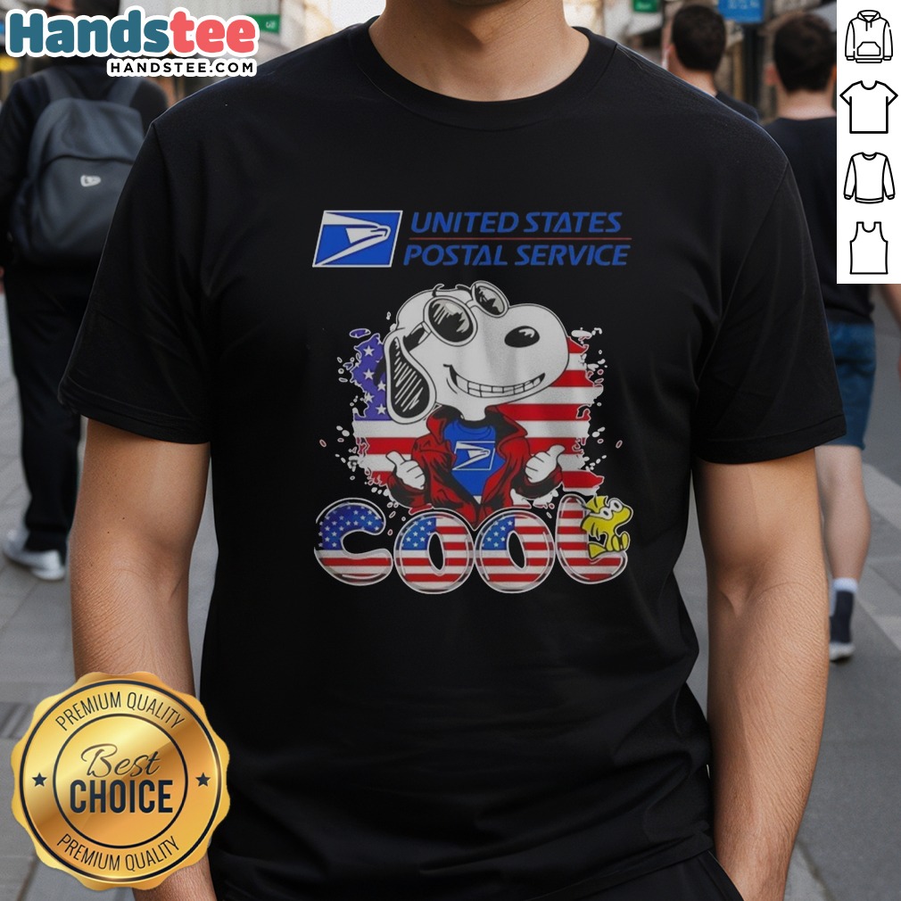 Pretty Snoopy Woodstock United States Postal Service Peanuts Cool Shirt on Classic Shirt Pretty Snoopy Woodstock United States Postal Service Peanuts Cool Shirt shown as a classic shirt preview