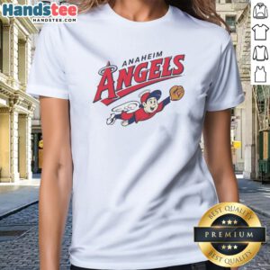 Top Anaheim Angels Los Angeles Angels Ladies Shirt featuring a vibrant team logo and comfortable fit.