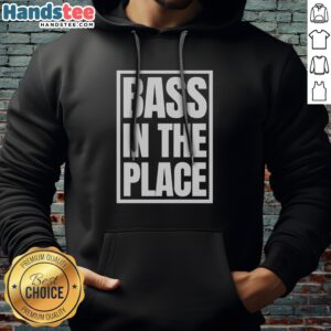 Top Bass In The Place Hoodie featuring a comfortable fit and vibrant print design.