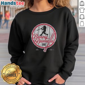 Top Benny Barrels sweatshirt featuring a comfortable fit and vibrant design.