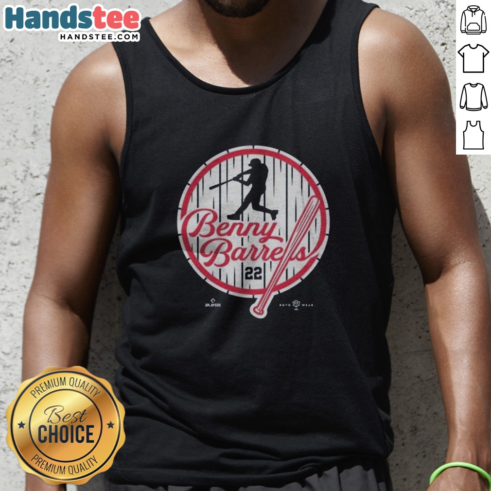 Top Benny Barrels Shirt on Tank Top Top Benny Barrels Shirt shown as a tank top preview