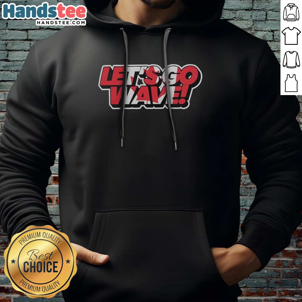 Top Canada Team Canada Maple Leaf Olympics World Cup Commonwealth Games Lets Go Wave Shirt on Hoodie Top Canada Team Canada Maple Leaf Olympics World Cup Commonwealth Games Lets Go Wave Shirt shown as a hoodie preview