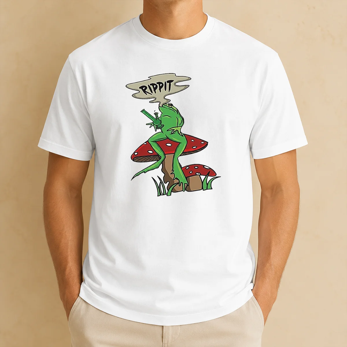 Top Frog Holding Gun Rippit Shirt Top Frog Holding Gun Rippit Shirt