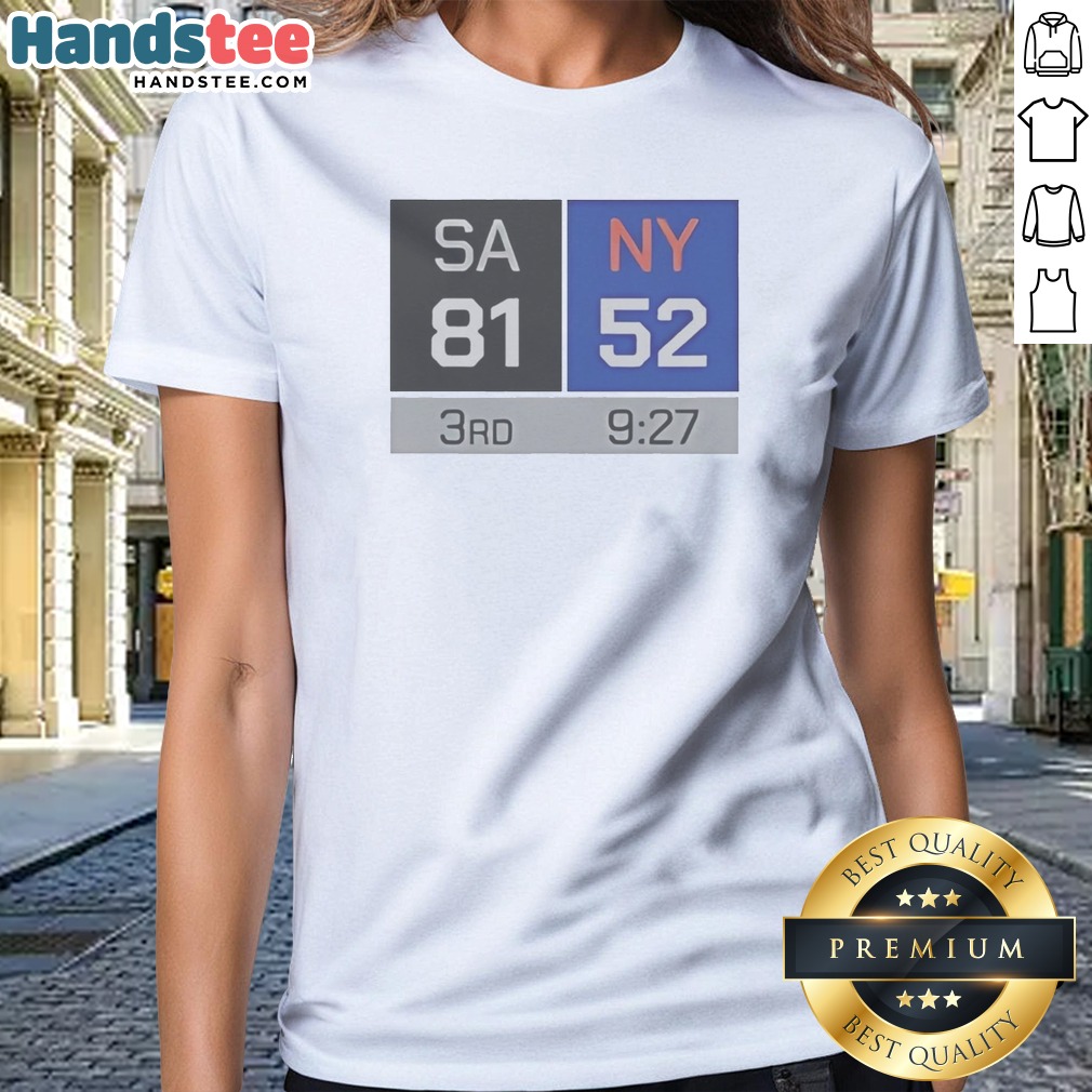 Top SA 81 NY 52 Third Ladies Shirt Top SA 81 NY 52 Third Ladies Shirt