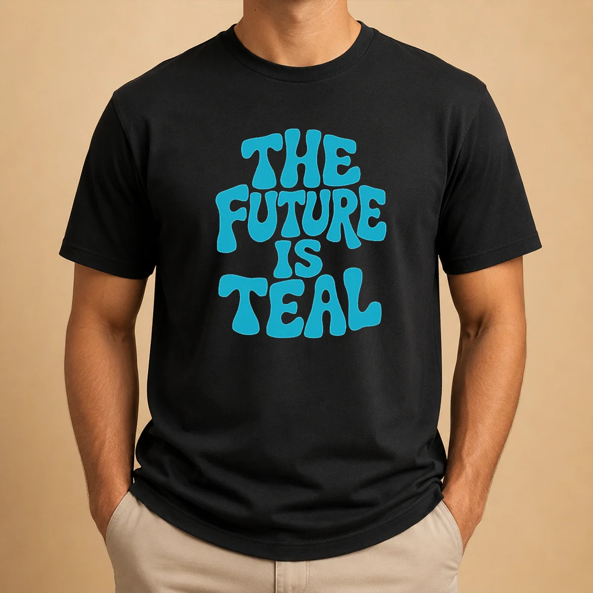 Top The Future Is Teal Shirt Top The Future Is Teal Shirt