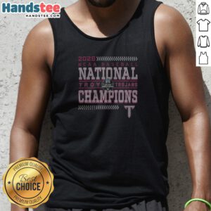Troy Trojans 2026 NCAA Baseball National Champions College World Series Omaha Tank Top