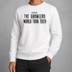 Awesome Funny I Survived The Growlers World Tour 2026 Sweater