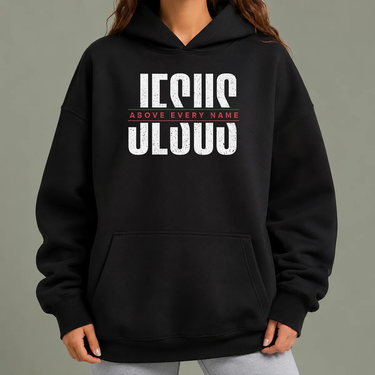 Awesome Jesus Above Every Name Inspirational Faith Lovers Hoodie