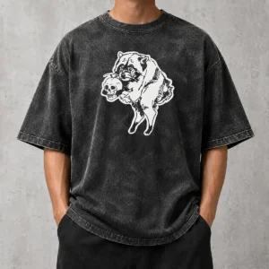 Funny Jimothy Raccoon Holding Skull Seattle Finest Ballard Legend Cute Trash Panda Washed T-Shirt