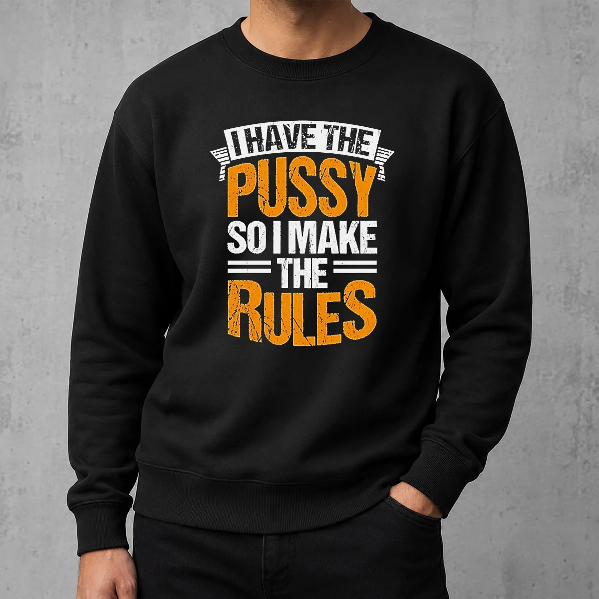 Funny Official I Have The Pussy Soii Make The Rules Sweater
