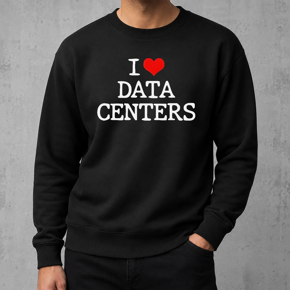 Funny Pretty I Love Data Centers IT Professional Server Room Sweater