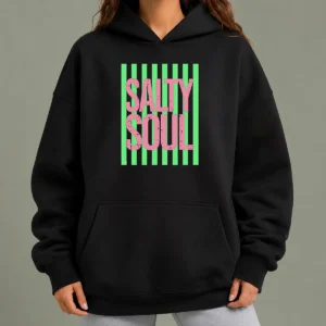 Funny Salty Soul Retro Stripes Sunshine Hoodie
