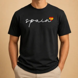 Good Awesome I Love Spain Signature Heart