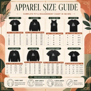 Size chart for Good First Day School Teacher Stencil with measurements in inches and centimeters