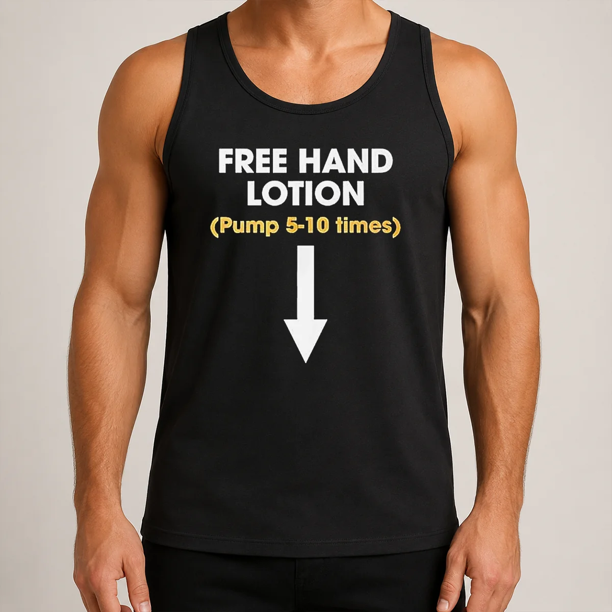 Good Free Hand Lotion Pump 5 10 Times Tank Top