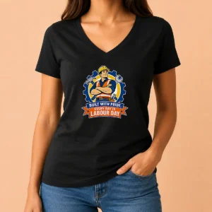 Good Labour Day Proud Worker Vector Shirt For Hardworking Fans V-Neck Shirt