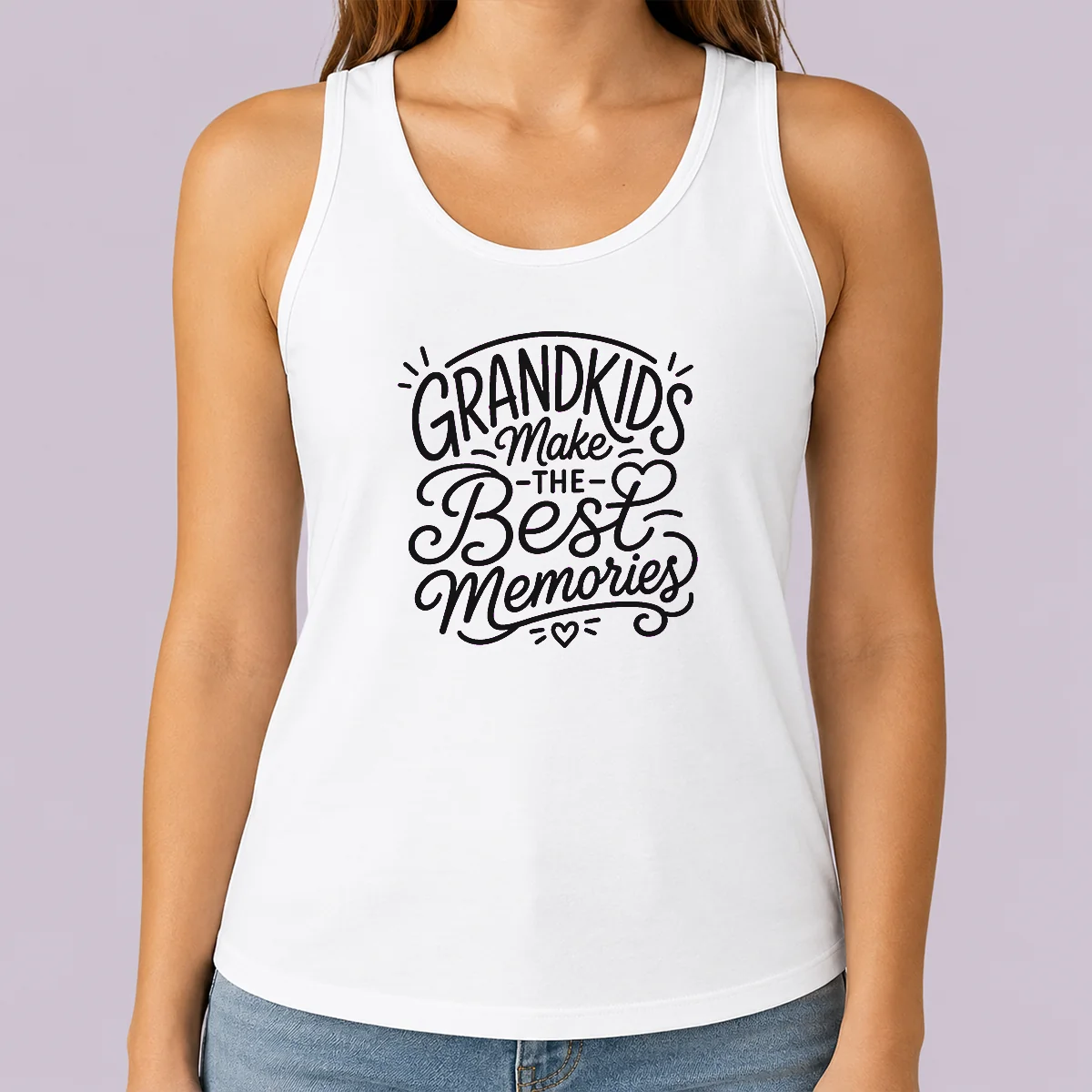 Good Top Grandparents Day Grandkids Make The Best Memories Lin Tank Top