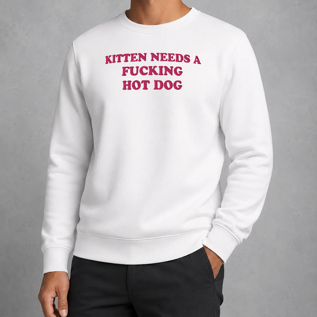 Happy Needs A Fucking Hot Dog Kitten Shirt - Image 7