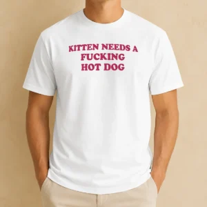 Happy Needs A Fucking Hot Dog Kitten