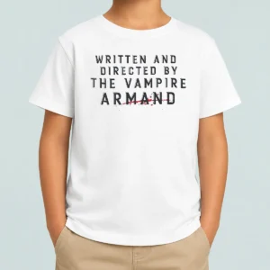 Happy Nice Written And Directed By The Vampire Armand Kids T-Shirt