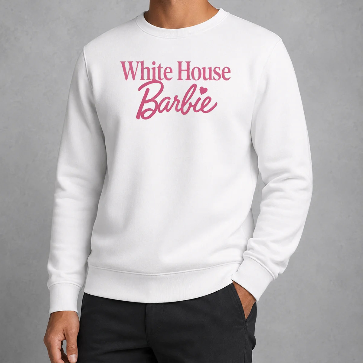 Happy White House Barbie Sweater