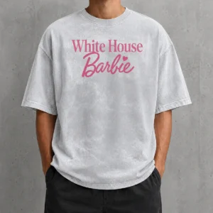 Happy White House Barbie Washed T-Shirt