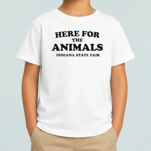 Hot Here For The Animals Indiana State Fair Kids T-Shirt