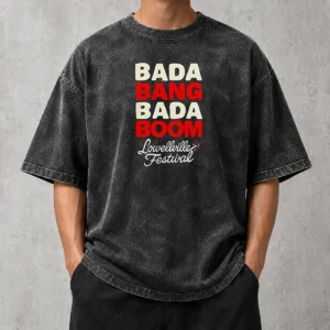Hot Lowellville Festival Bada Bang Bada Boom Washed T-Shirt