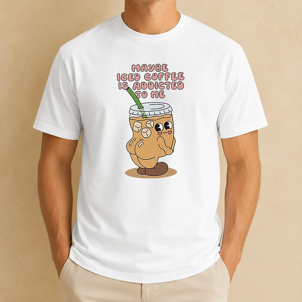 Hot Maybe Iced Coffee Is Addicted Shirt Hot Maybe Iced Coffee Is Addicted Shirt
