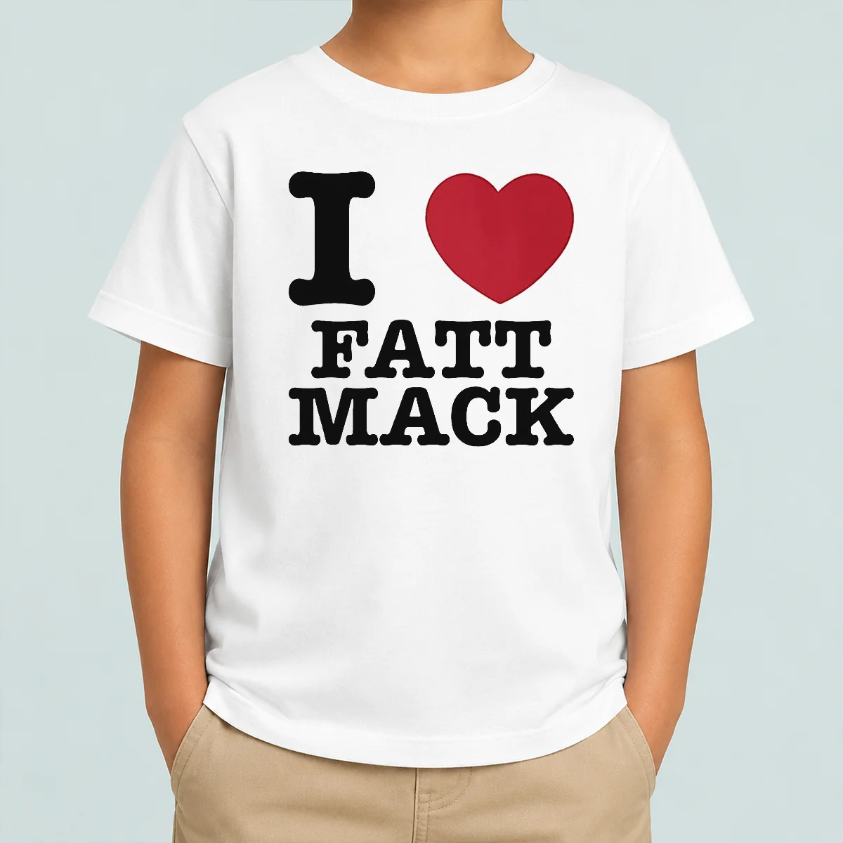 Hot Nice I Love Fatt Mack Kids T-Shirt