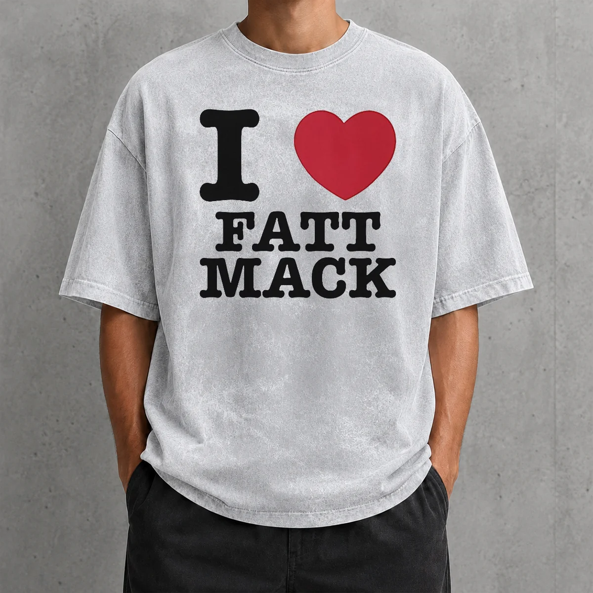 Hot Nice I Love Fatt Mack Washed T-Shirt