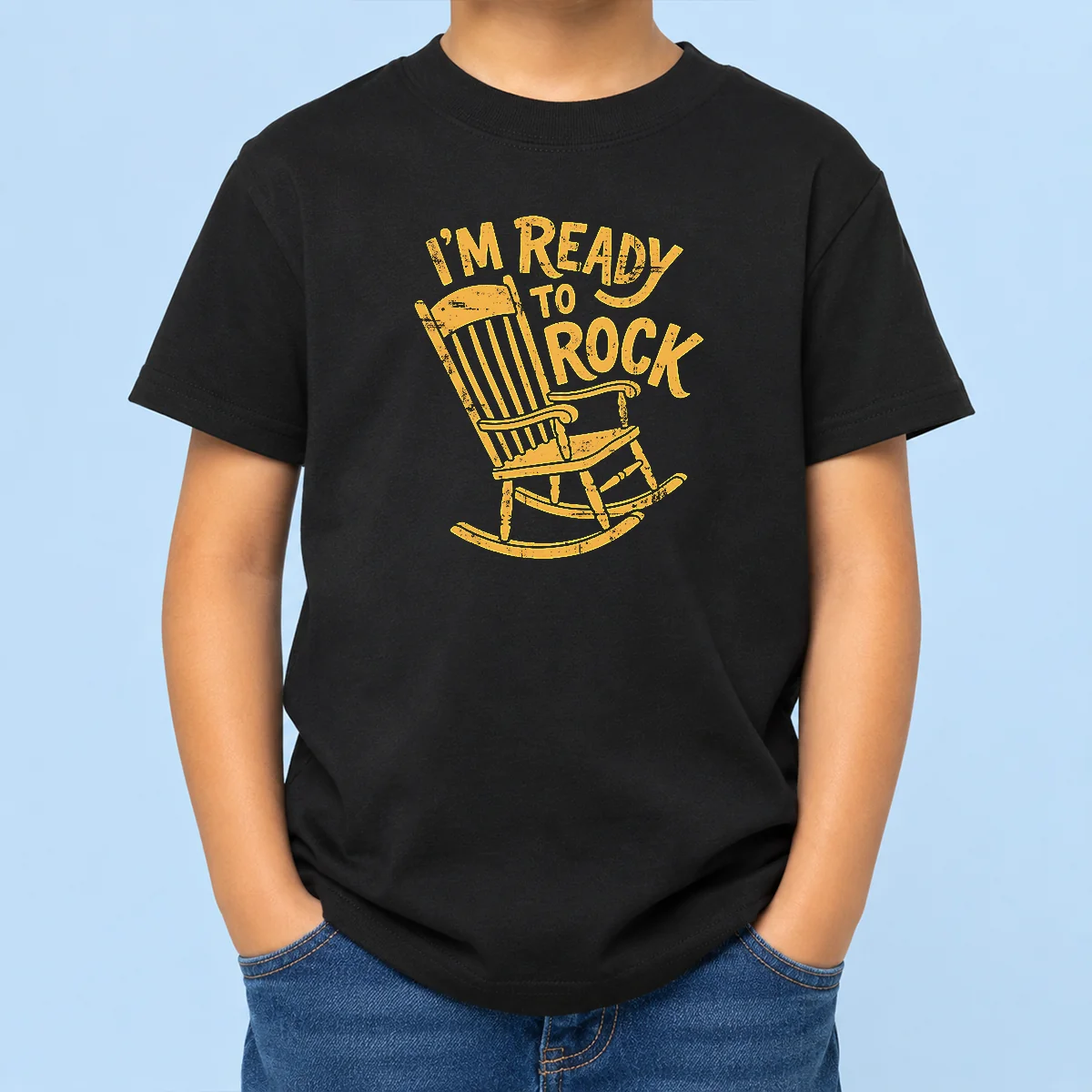 Hot Premium I'M Ready To Rock Kids T-Shirt