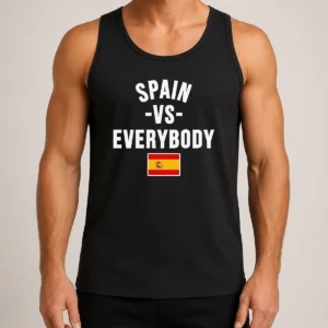 Hot Spain Vs Everybody National Soccer Team Spain World Cup 2026 Tank Top