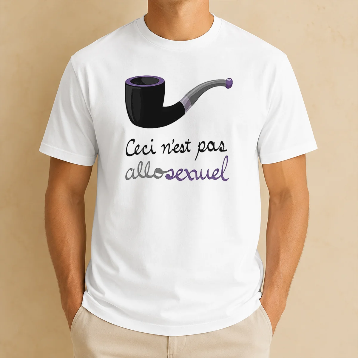 Hot Top Asexual Pride Rene Magritte Shirt Hot Top Asexual Pride Rene Magritte Shirt