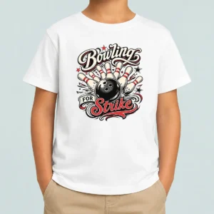 Hot Top Bowling For Strike Tattoo Kids T-Shirt