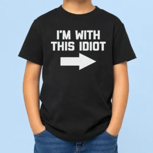 Hot Top I'M With This Idiot Kids T-Shirt