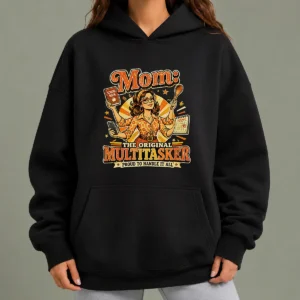 Mom The Original Multitasker Proud Vintage Hoodie