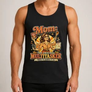 Mom The Original Multitasker Proud Vintage Tank Top