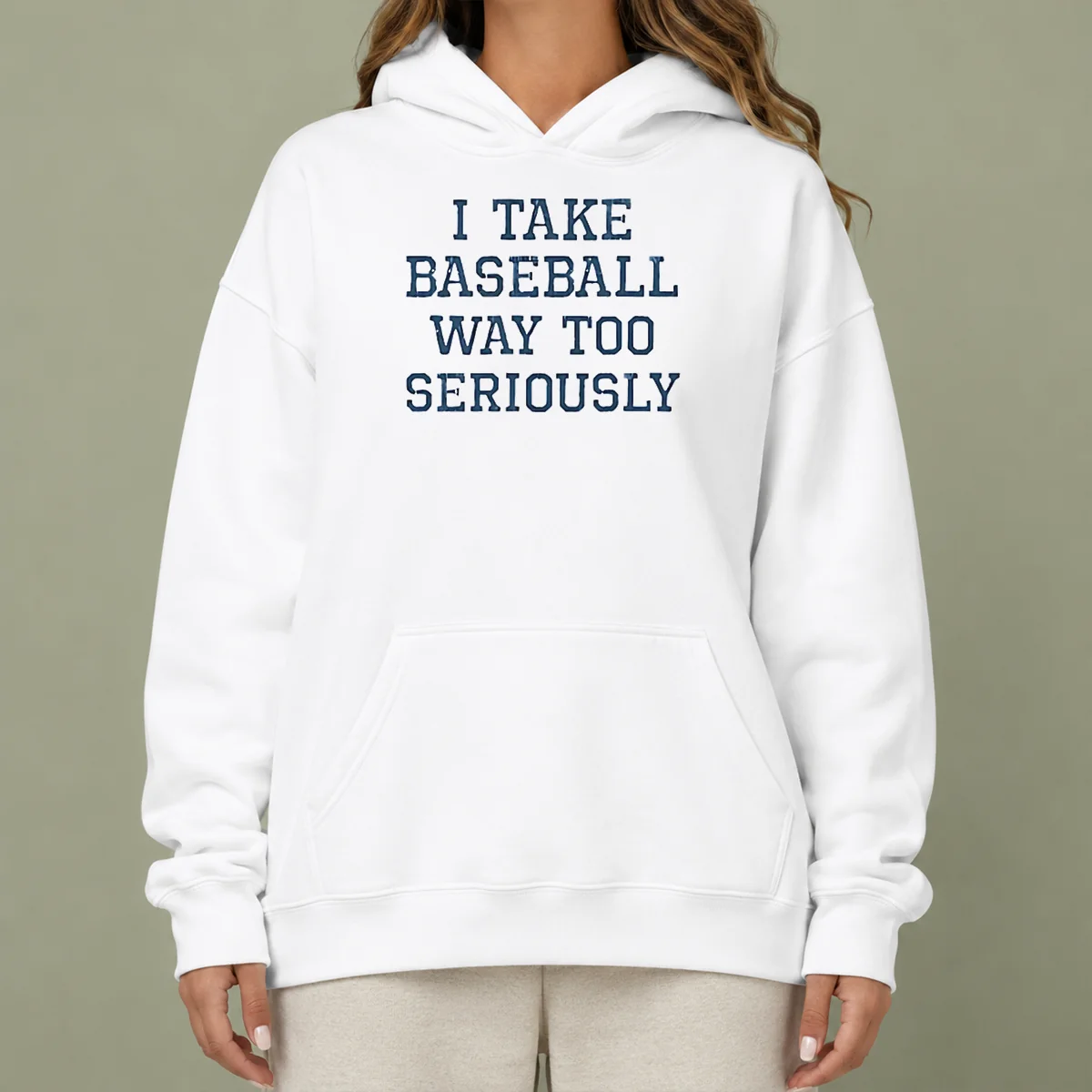 Nice Awesome I Take Baseball Way Too Seriously Hoodie