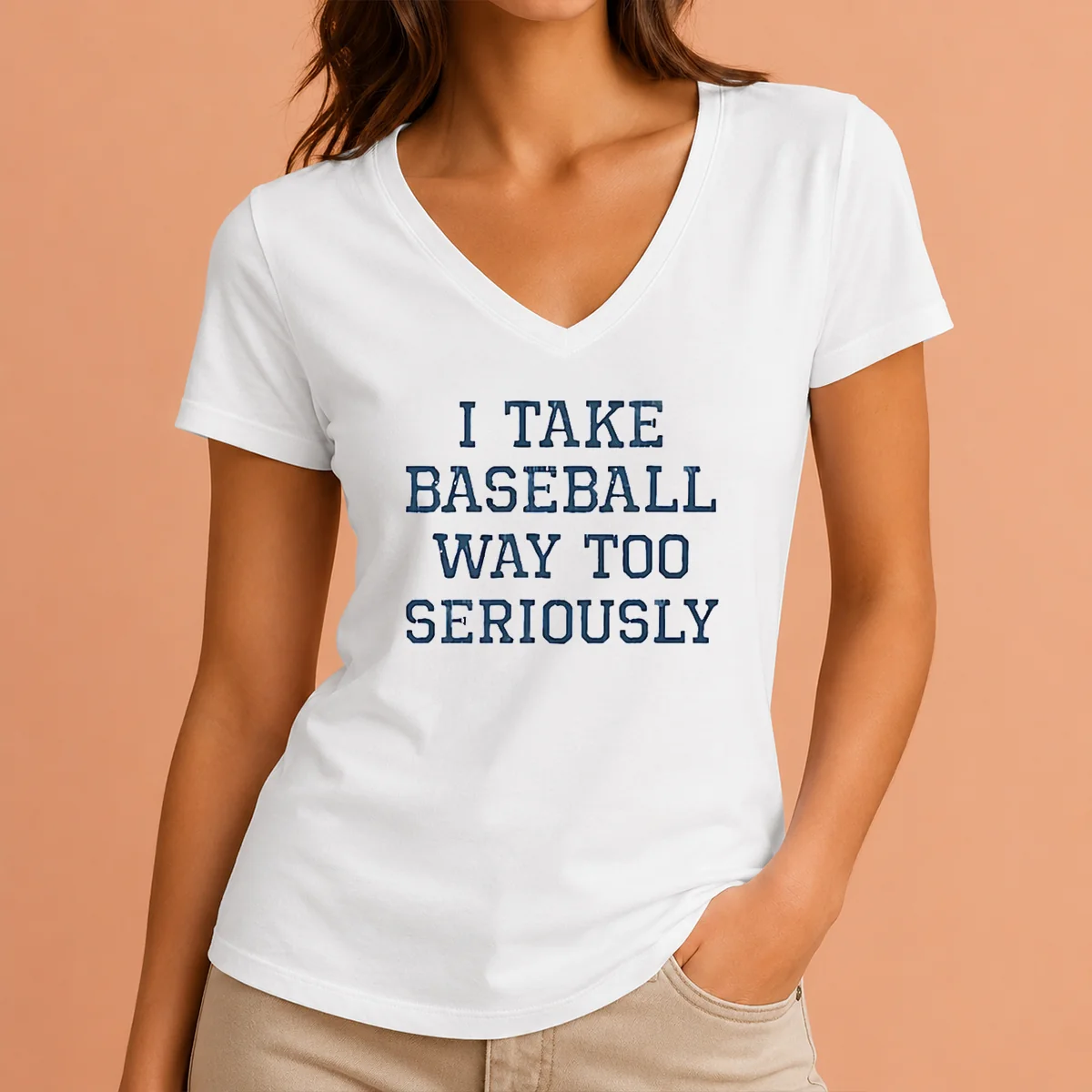 Nice Awesome I Take Baseball Way V-Neck Shirt Nice Awesome I Take Baseball Way V-Neck Shirt