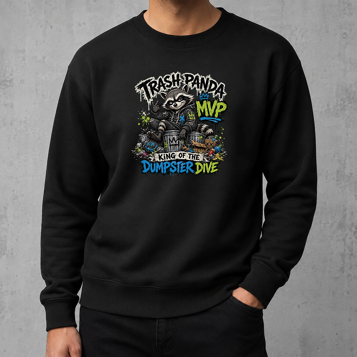 Nice Jimothy Viral Raccoon Trash Panda Humor Streetwear Sweater