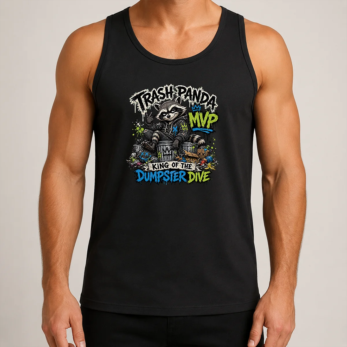 Nice Jimothy Viral Raccoon Trash Panda Humor Streetwear Tank Top