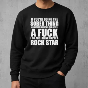 Nice Official If You'Re Doing The Sober Thing And It Feels Like No One Gives A F Keep The Plug In The Jug I Do Sweater