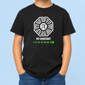 Nice Premium Lost My Constant Pi Symbol Distressed Dharma Initiative Kids T-Shirt
