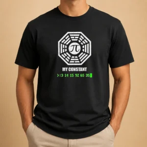 Nice Premium Lost My Constant Pi Symbol Distressed Dharma Initiative