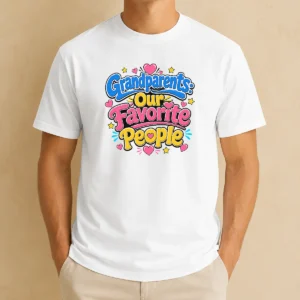 Nice Pretty Grandparents Day Love Cartoon