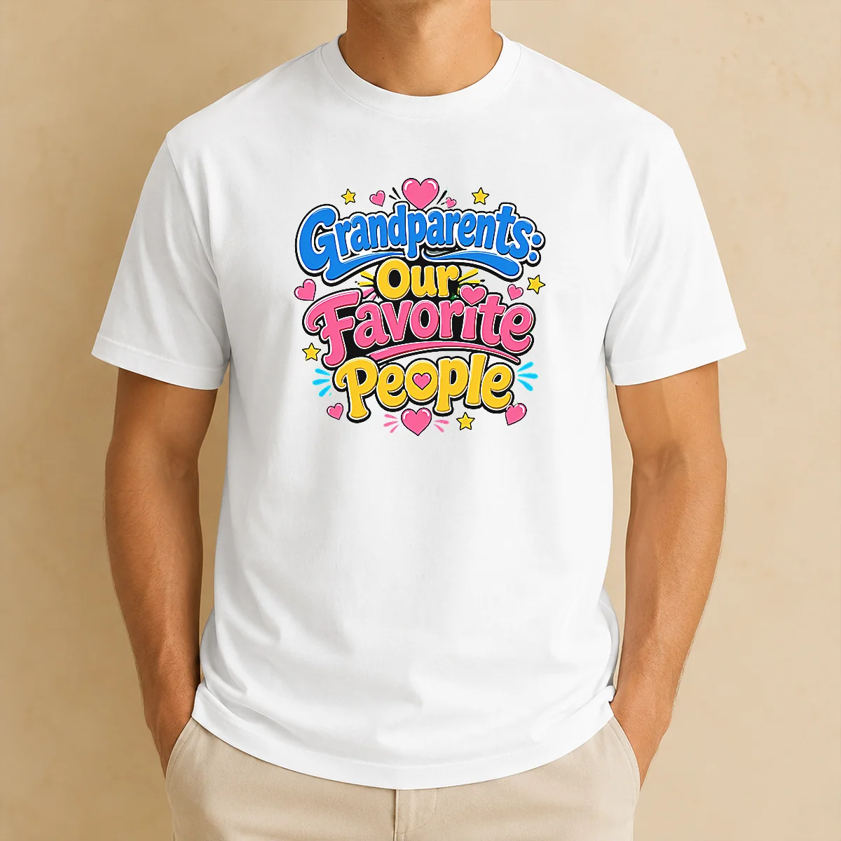 Nice Pretty Grandparents Day Love Cartoon Shirt Nice Pretty Grandparents Day Love Cartoon Shirt