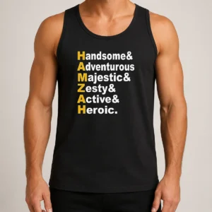 Nice Pretty Hamzah Handsome Adventurous Majestic Zesty Active Heroic Tank Top